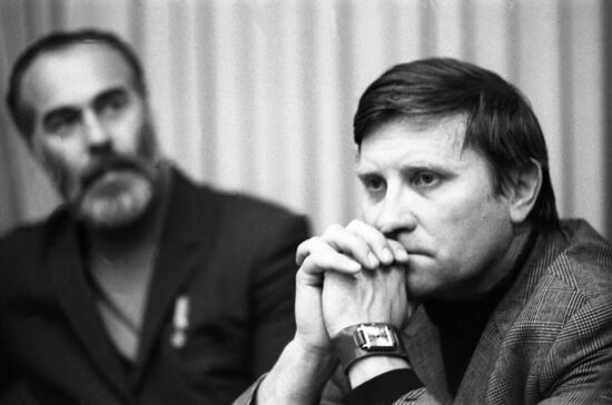 Artists Pyotr Ossovsky and Gely Korzhev