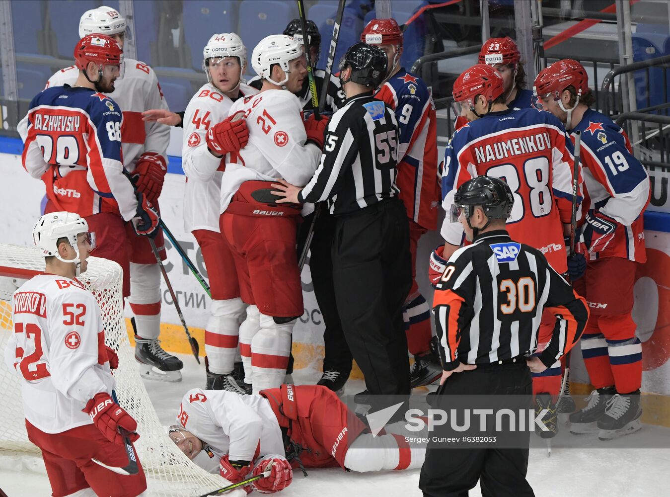 Russia Ice Hockey CSKA - Spartak