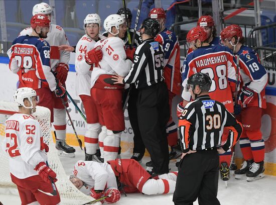 Russia Ice Hockey CSKA - Spartak