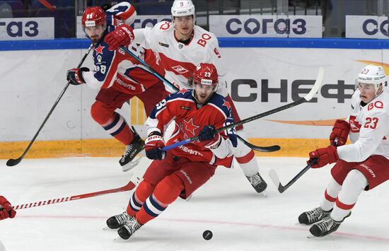 Russia Ice Hockey CSKA - Spartak