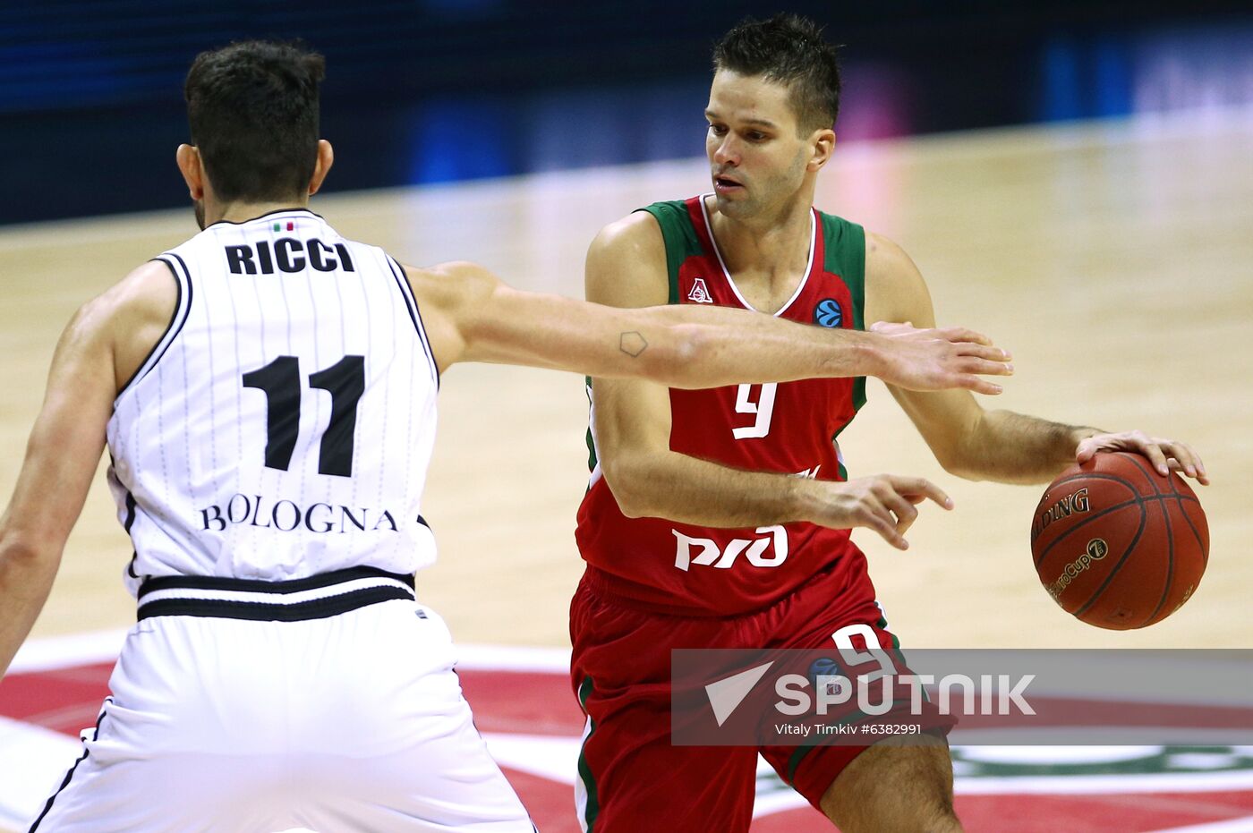 Russia Basketball EuroCup Lokomotiv Kuban - Virtus Bologna