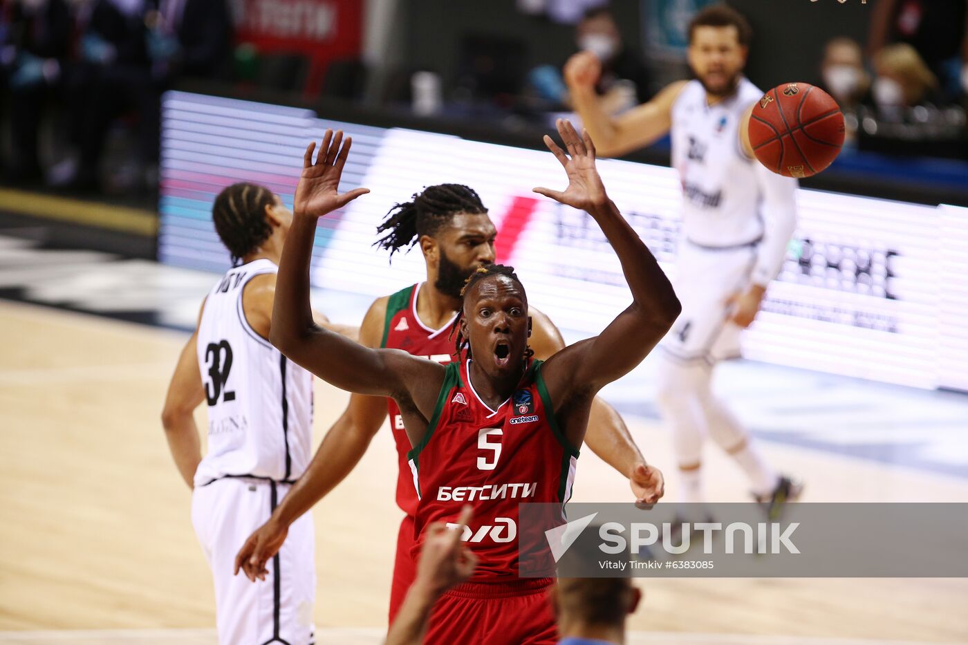 Russia Basketball EuroCup Lokomotiv Kuban - Virtus Bologna