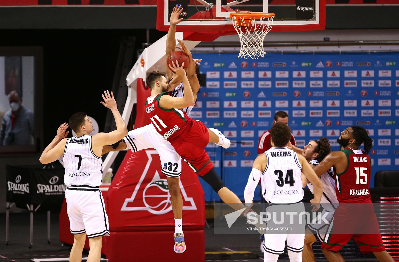 Russia Basketball EuroCup Lokomotiv Kuban - Virtus Bologna