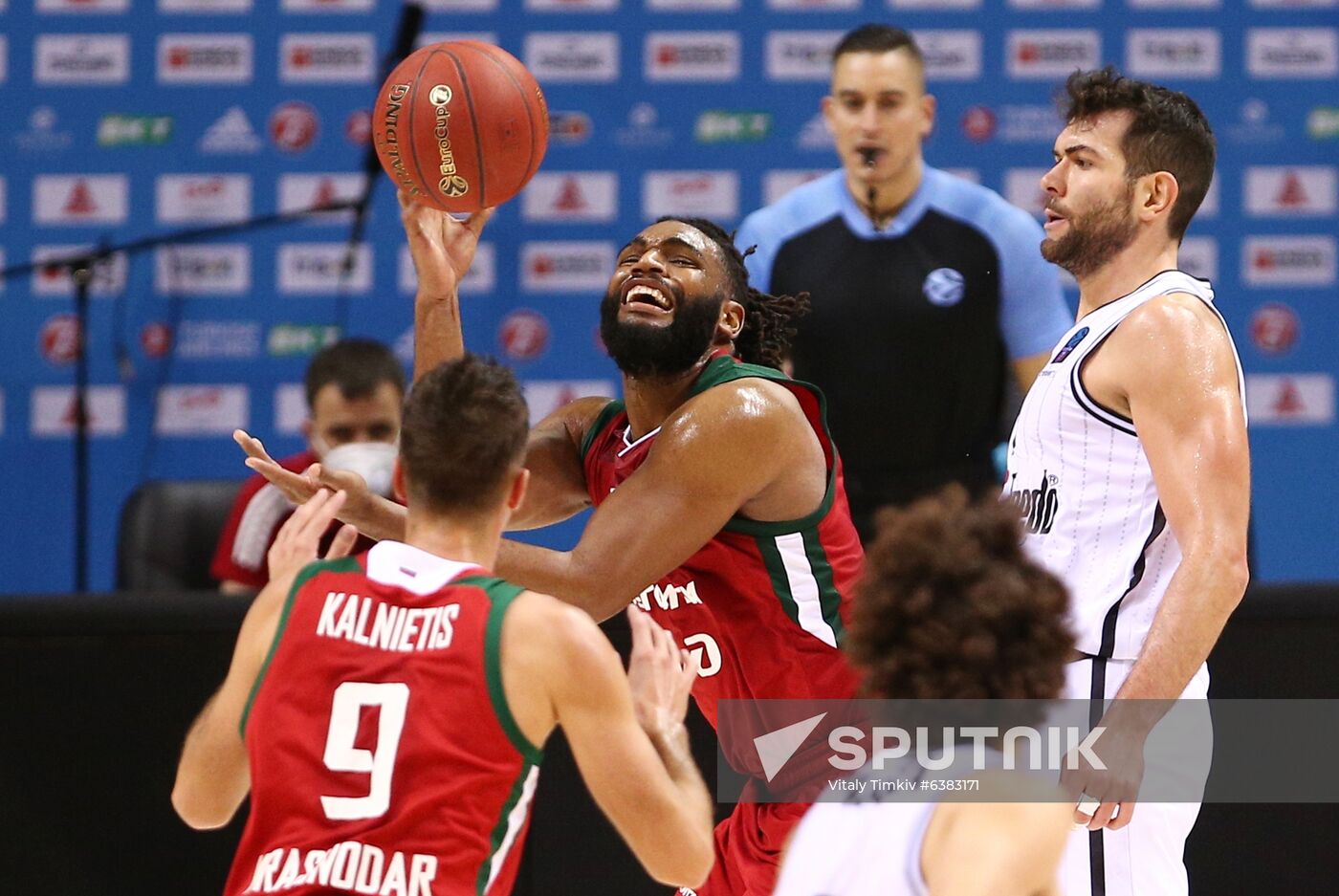 Russia Basketball EuroCup Lokomotiv Kuban - Virtus Bologna
