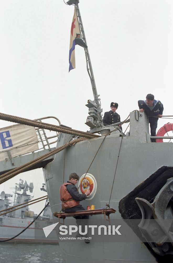 Black Sea Fleet naval base in Sevastopol