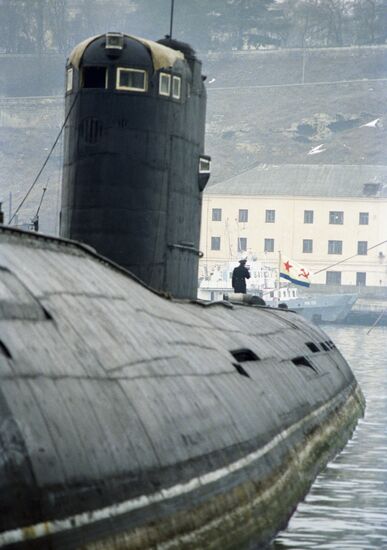Black Sea Fleet naval base in Sevastopol