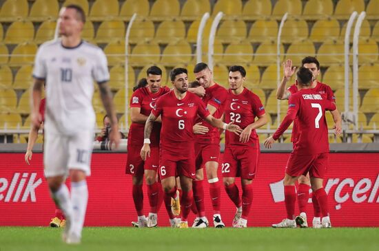 Turkey Soccer Nations League Turkey - Russia