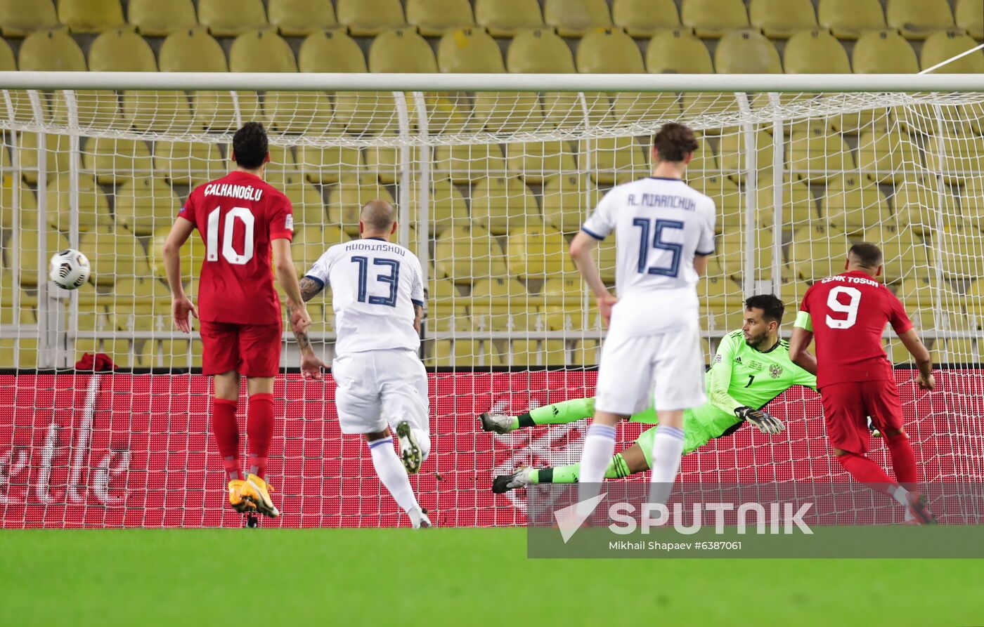 Turkey Soccer Nations League Turkey - Russia
