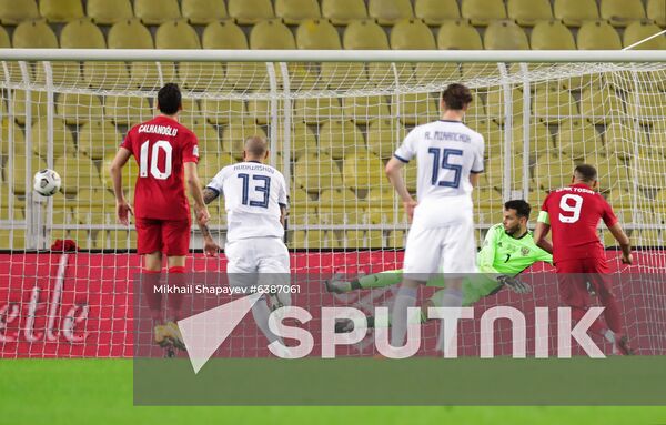 Turkey Soccer Nations League Turkey - Russia