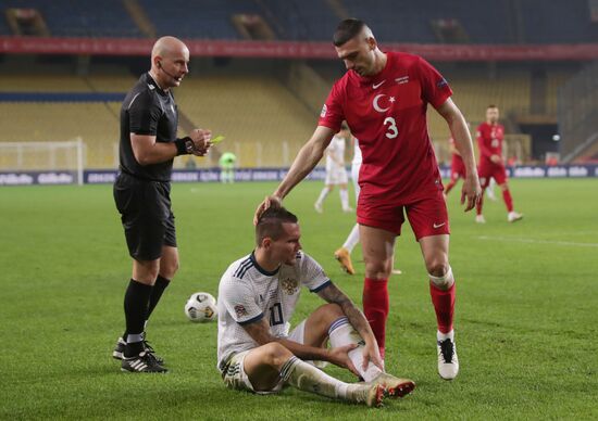 Turkey Soccer Nations League Turkey - Russia