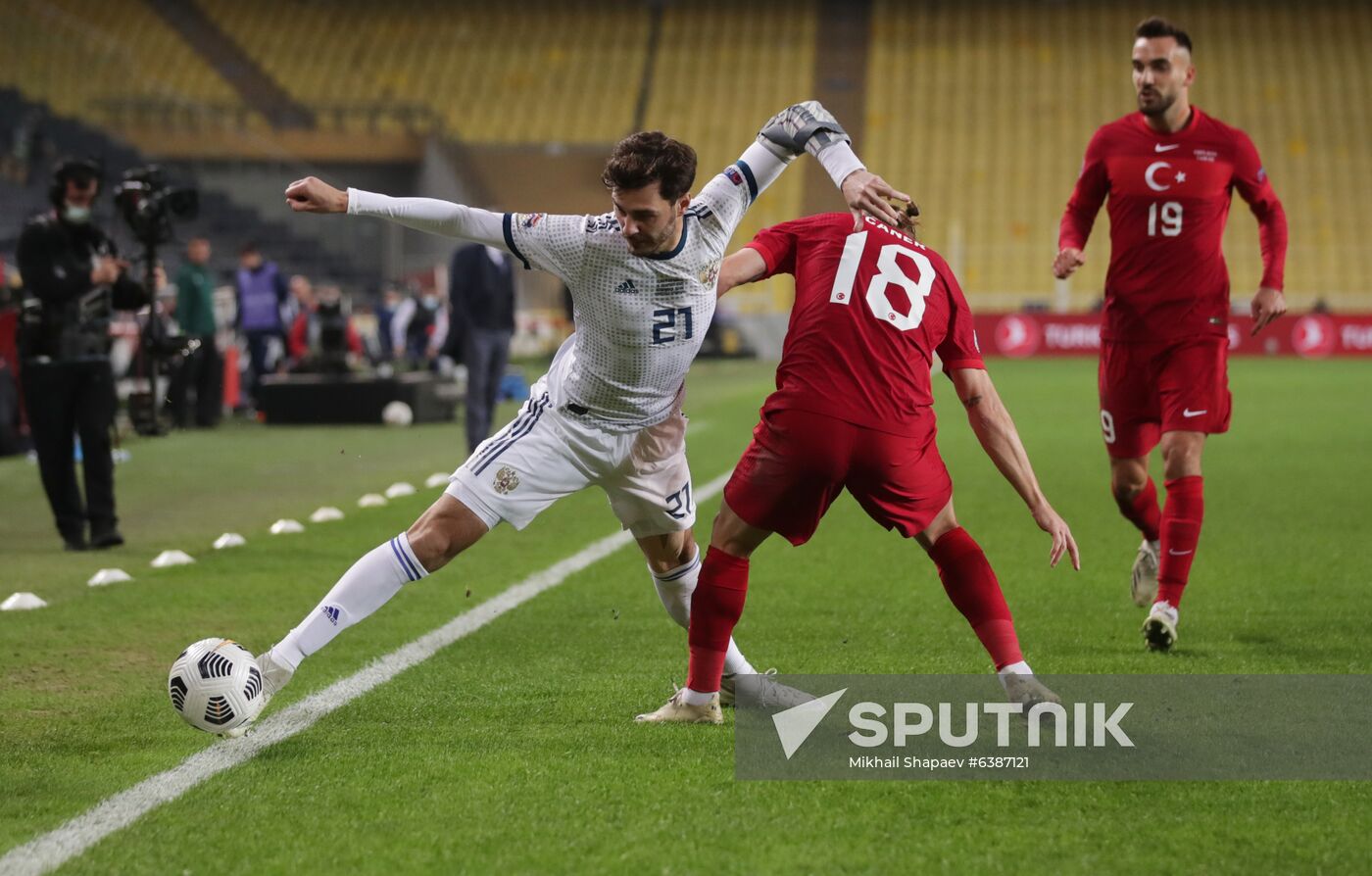Turkey Soccer Nations League Turkey - Russia