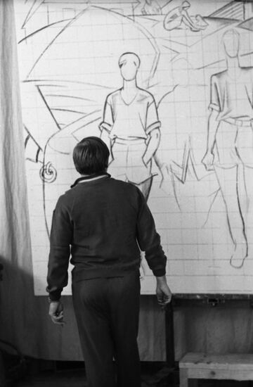 Artist Pyotr Ossovsky