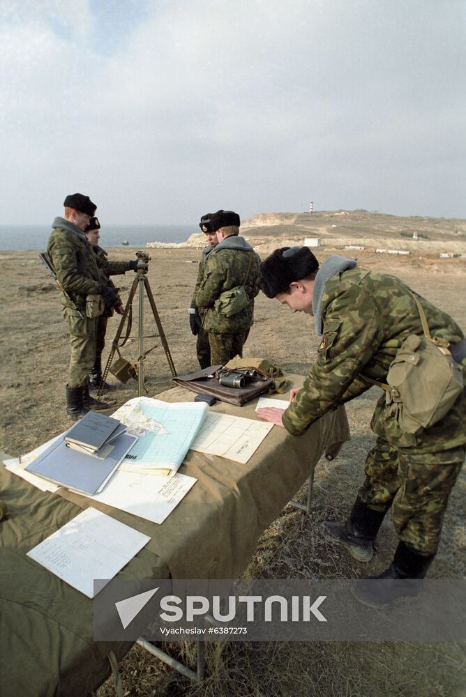 Black Sea naval base in Sevastopol