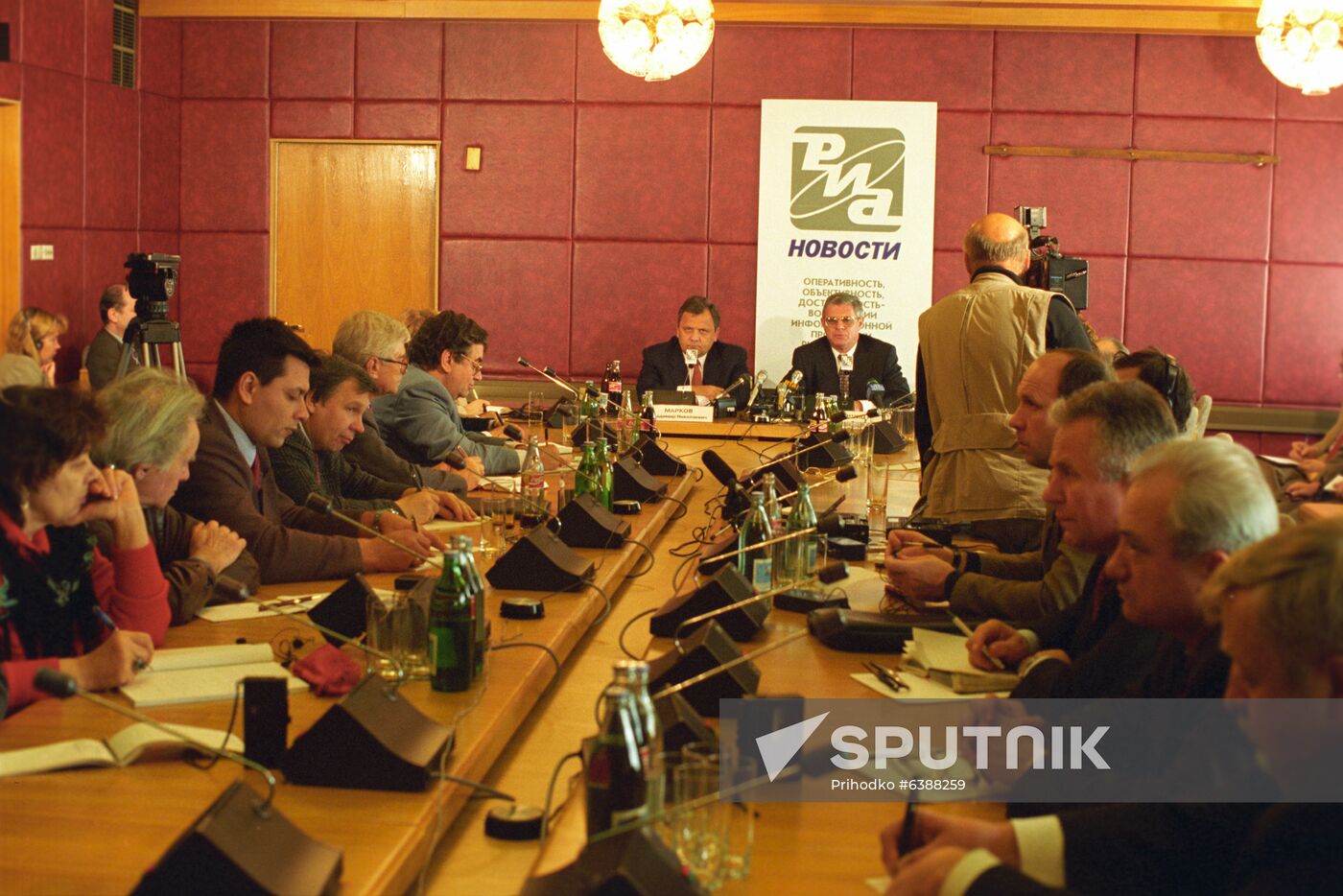 News conference at RIA Novosti