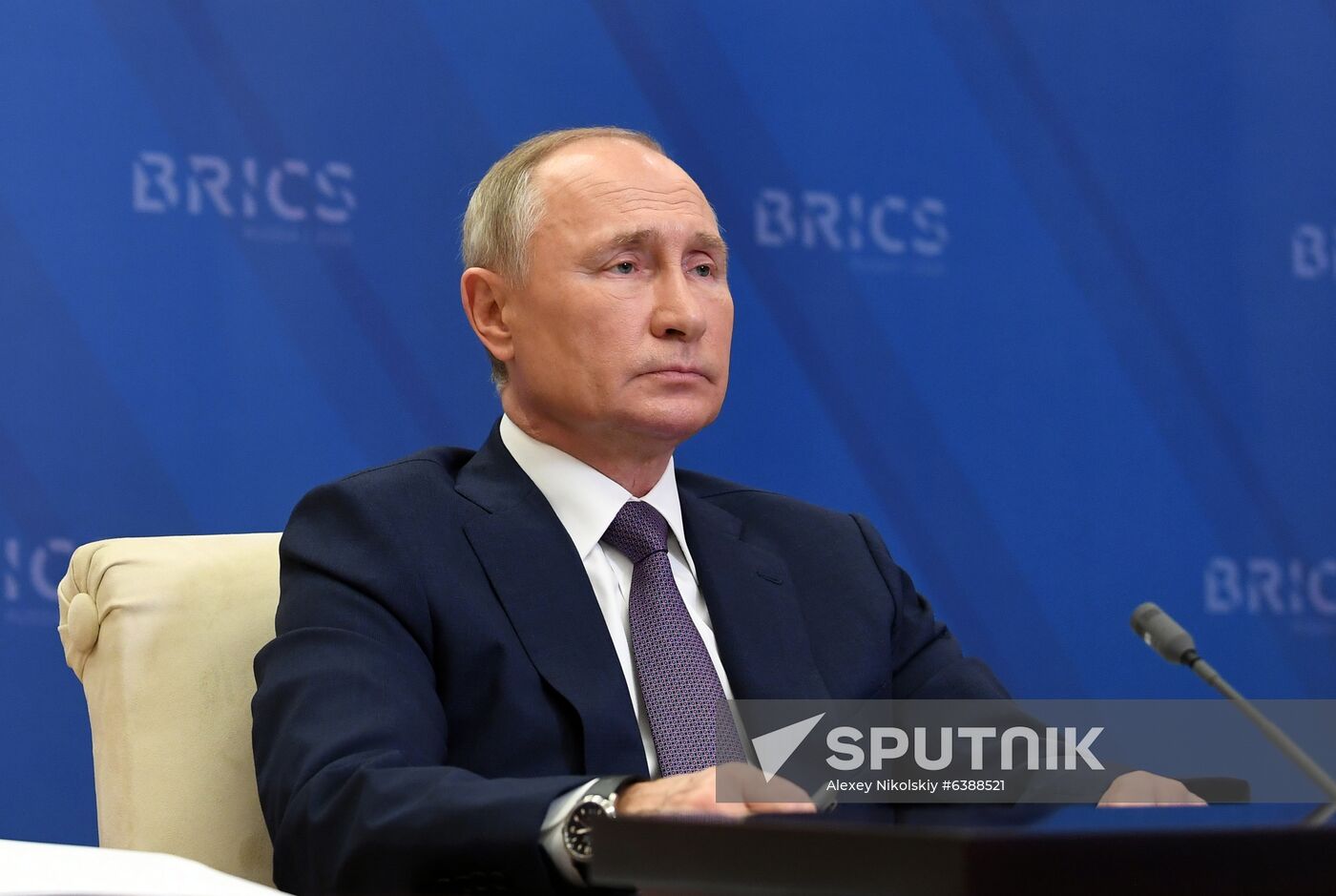 President of Russia Vladimir Putin takes part in XII BRICS Summit