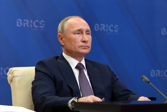 President of Russia Vladimir Putin takes part in XII BRICS Summit