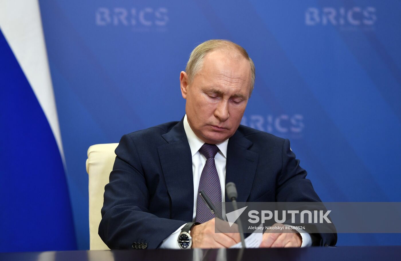 President of Russia Vladimir Putin takes part in XII BRICS Summit