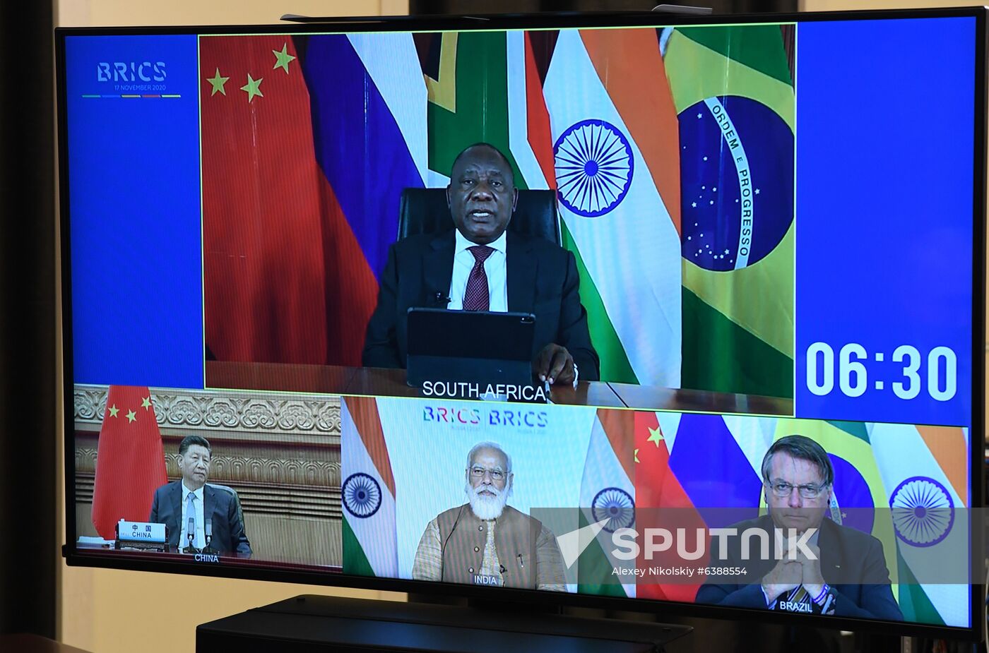 President of Russia Vladimir Putin takes part in XII BRICS Summit