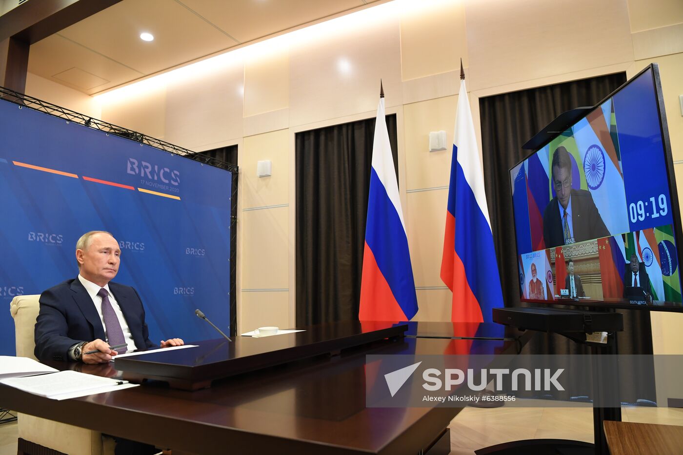 President of Russia Vladimir Putin takes part in XII BRICS Summit