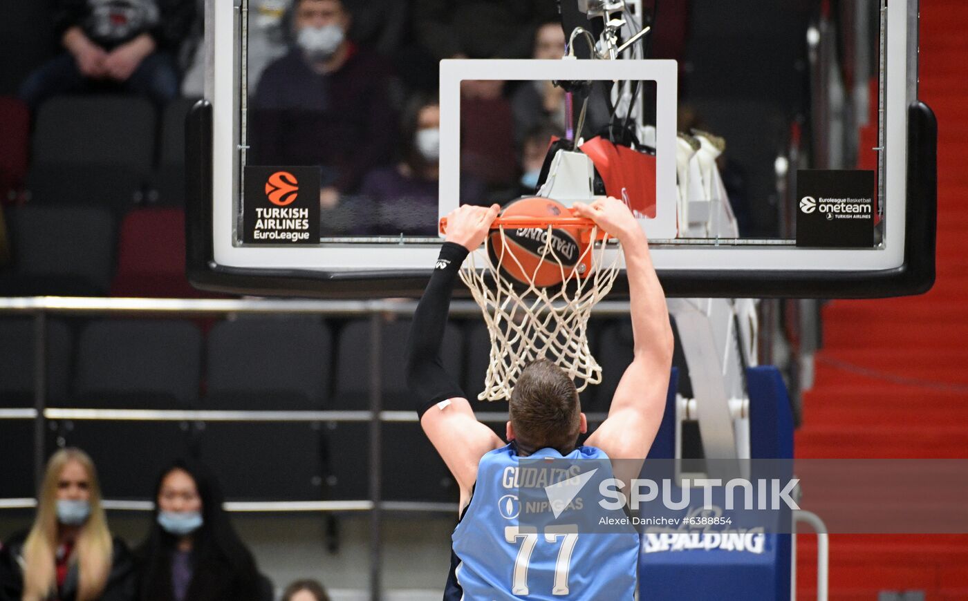 Russia Basketball Euroleague Zenit - Khimki