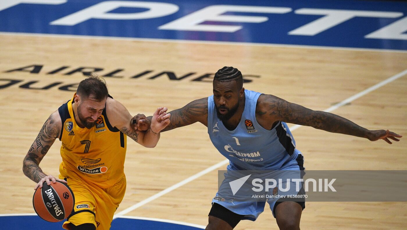 Russia Basketball Euroleague Zenit - Khimki