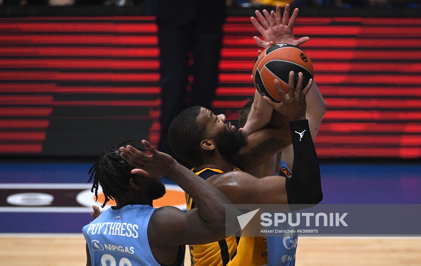 Russia Basketball Euroleague Zenit - Khimki