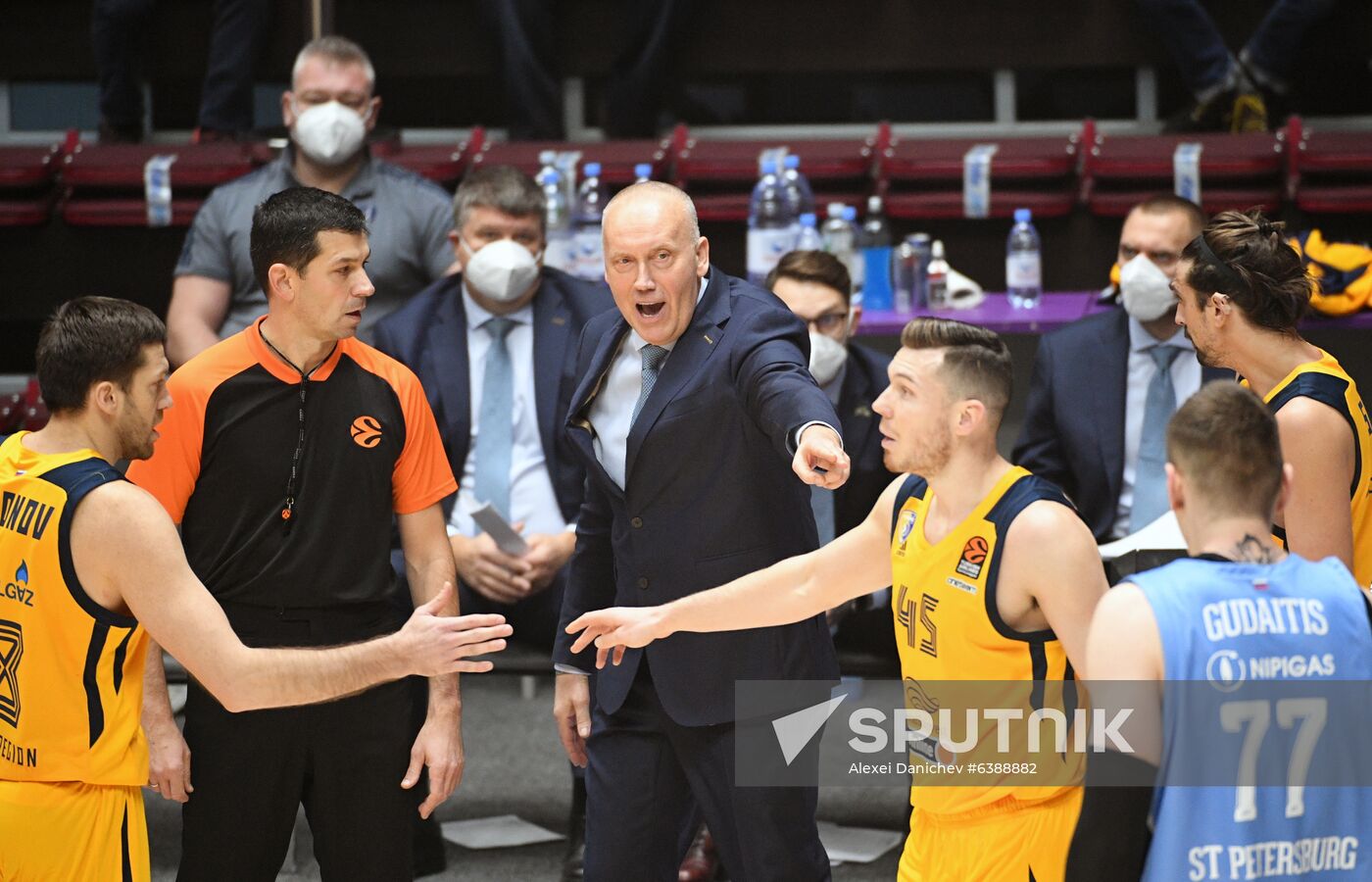 Russia Basketball Euroleague Zenit - Khimki