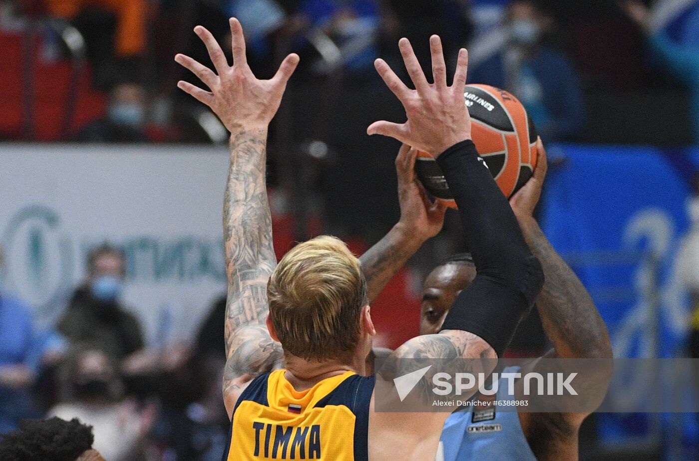 Russia Basketball Euroleague Zenit - Khimki