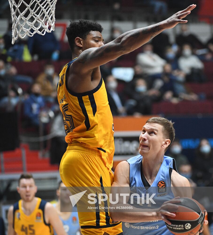 Russia Basketball Euroleague Zenit - Khimki