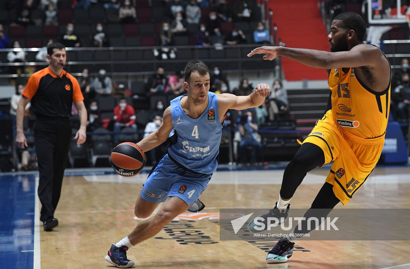 Russia Basketball Euroleague Zenit - Khimki