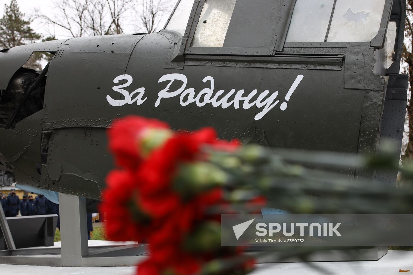 Russia WWII Plane Monument