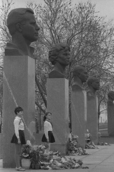 Cosmonaut Alley in Moscow