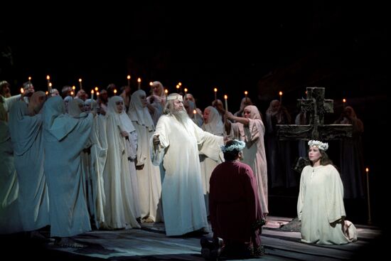 Premiere of opera Khovanshchina at State Academic Bolshoi Theater