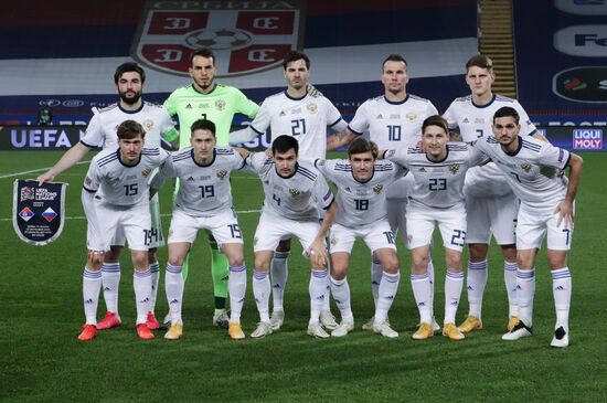Serbia Soccer Nations League Serbia - Russia