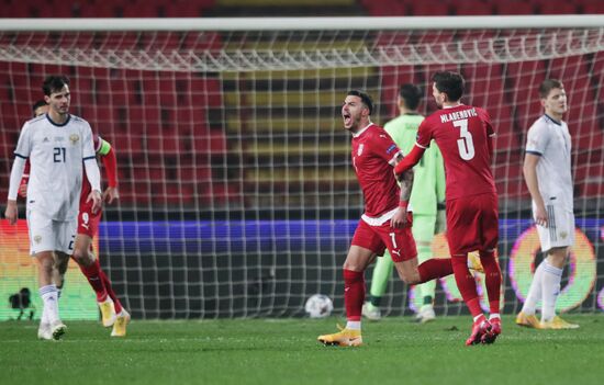 Serbia Soccer Nations League Serbia - Russia