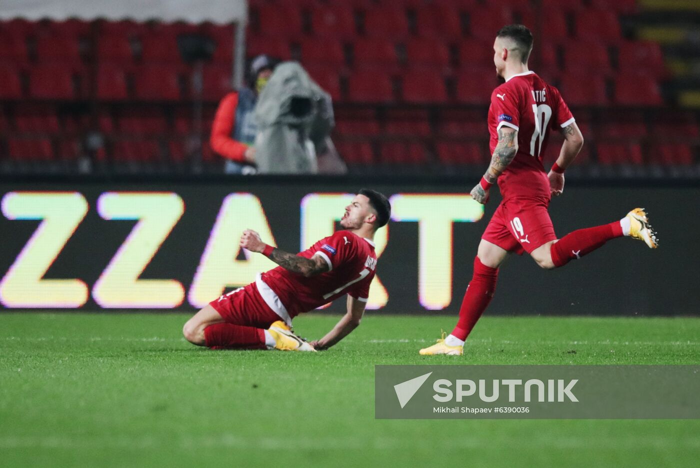 Serbia Soccer Nations League Serbia - Russia