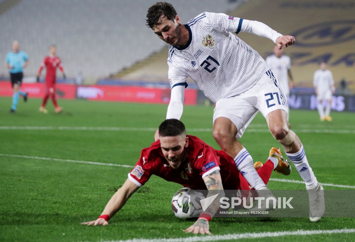Serbia Soccer Nations League Serbia - Russia