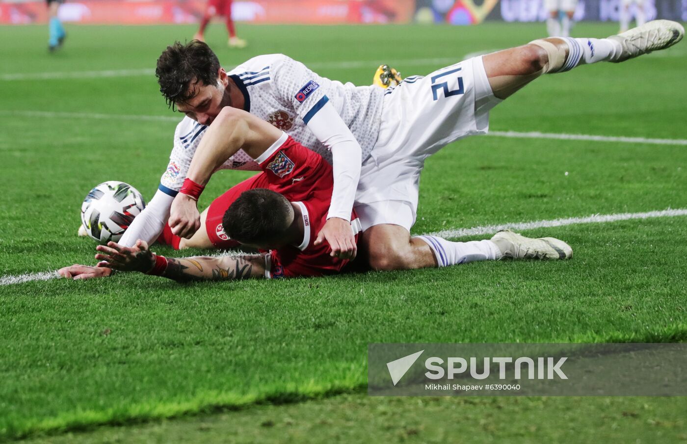 Serbia Soccer Nations League Serbia - Russia