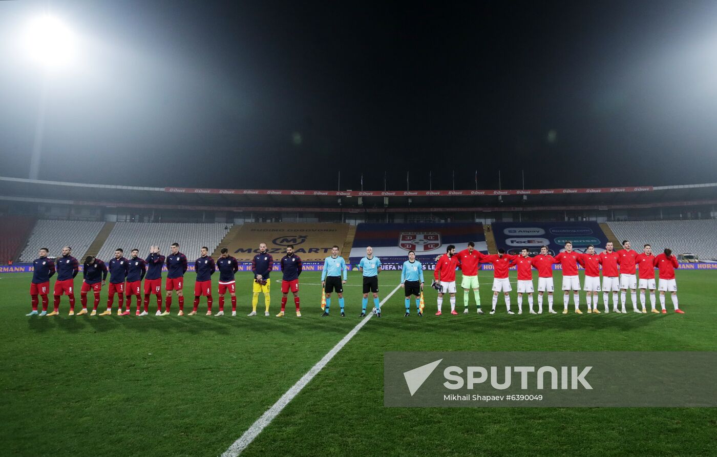 Serbia Soccer Nations League Serbia - Russia