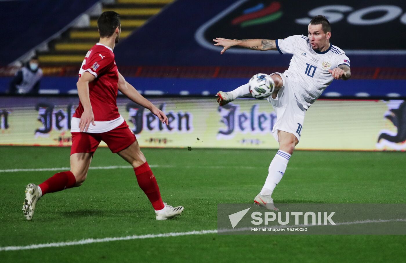 Serbia Soccer Nations League Serbia - Russia