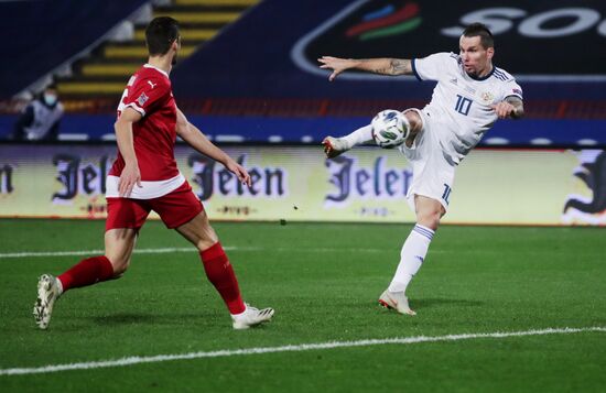 Serbia Soccer Nations League Serbia - Russia