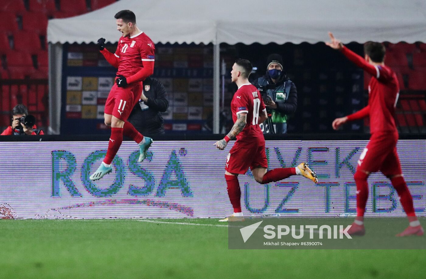 Serbia Soccer Nations League Serbia - Russia