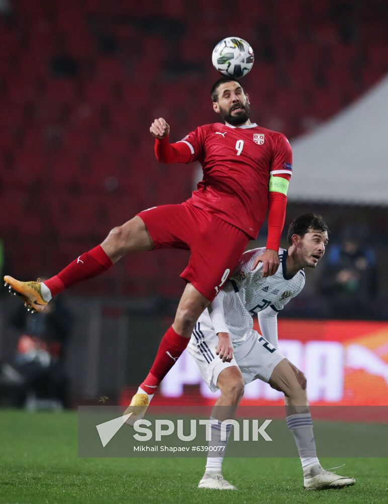 Serbia Soccer Nations League Serbia - Russia