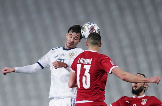 Serbia Soccer Nations League Serbia - Russia