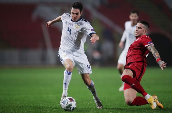 Serbia Soccer Nations League Serbia - Russia