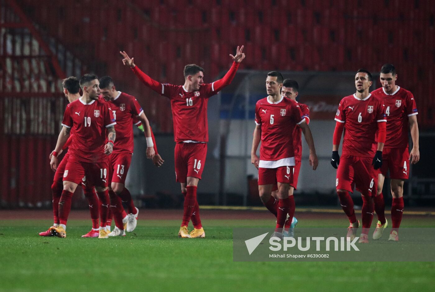 Serbia Soccer Nations League Serbia - Russia