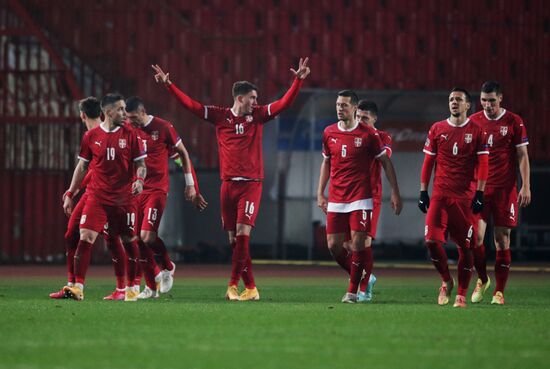 Serbia Soccer Nations League Serbia - Russia