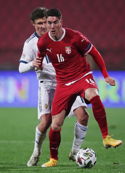 Serbia Soccer Nations League Serbia - Russia