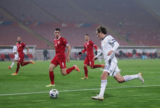 Serbia Soccer Nations League Serbia - Russia