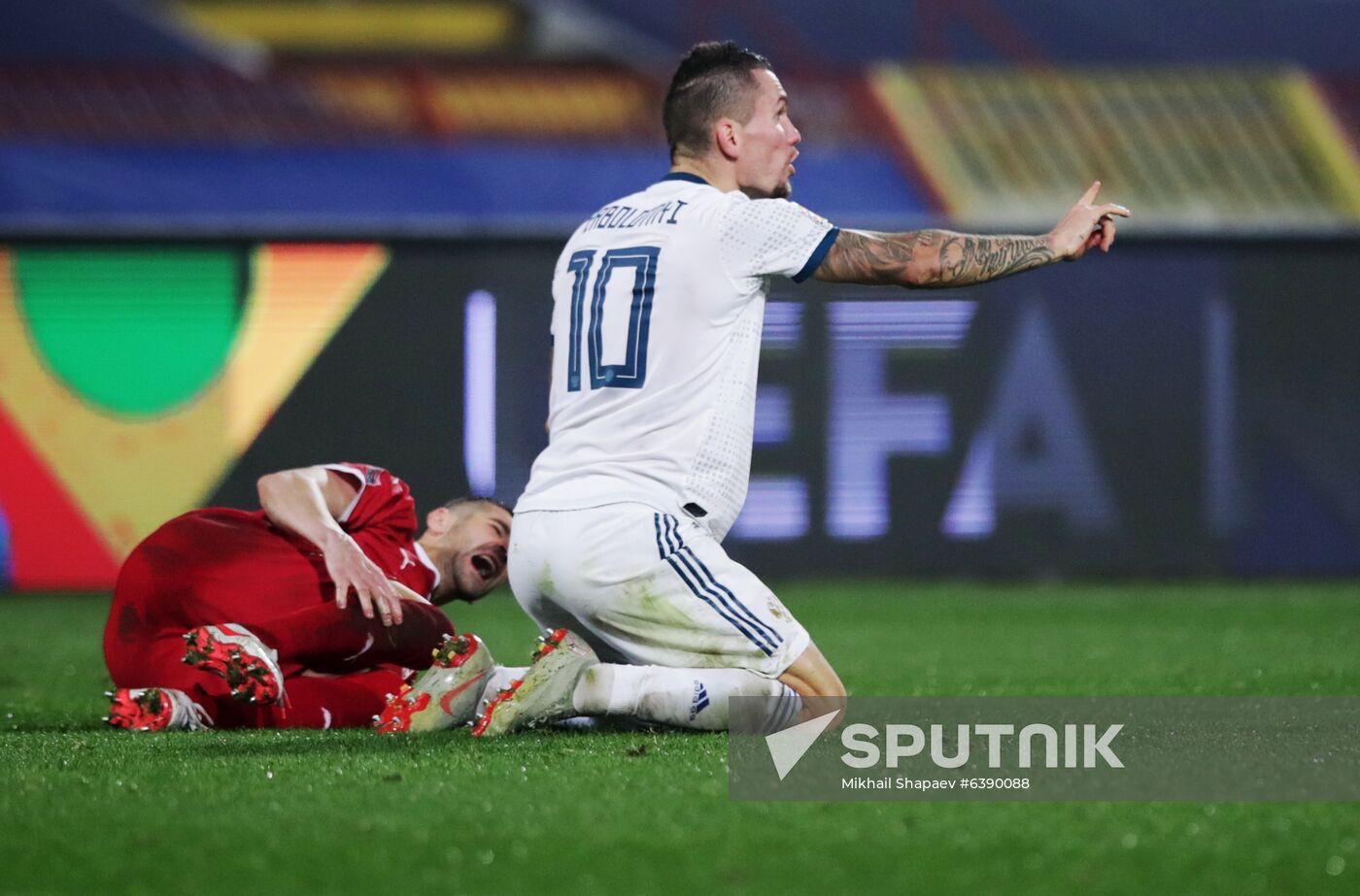 Serbia Soccer Nations League Serbia - Russia